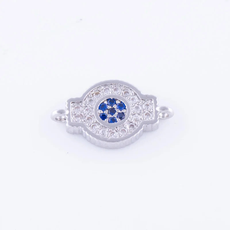 Copper Micro Pave Czech Charms for Bracelet Jewelry Making