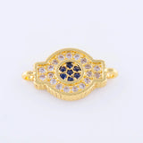Copper Micro Pave Czech Charms for Bracelet Jewelry Making