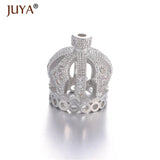 4 Pcs Crown Beads 13mm Tassel Caps for Jewelry Making