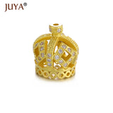 4 Pcs Crown Beads 13mm Tassel Caps for Jewelry Making