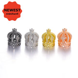 4 Pcs Crown Beads 13mm Tassel Caps for Jewelry Making