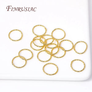 DIY Jewelry Making Supplies: Round Twist Closed Ring Connectors 6/8/10/12MM