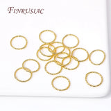 DIY Jewelry Making Supplies: Round Twist Closed Ring Connectors 6/8/10/12MM
