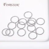 DIY Jewelry Making Supplies: Round Twist Closed Ring Connectors 6/8/10/12MM