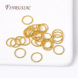 DIY Jewelry Making Supplies: Round Twist Closed Ring Connectors 6/8/10/12MM