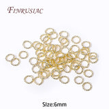 DIY Jewelry Making Supplies: Round Twist Closed Ring Connectors 6/8/10/12MM