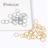 DIY Jewelry Making Supplies: Round Twist Closed Ring Connectors 6/8/10/12MM