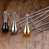 Personalized Perfume Bottle Pendant Titanium Steel