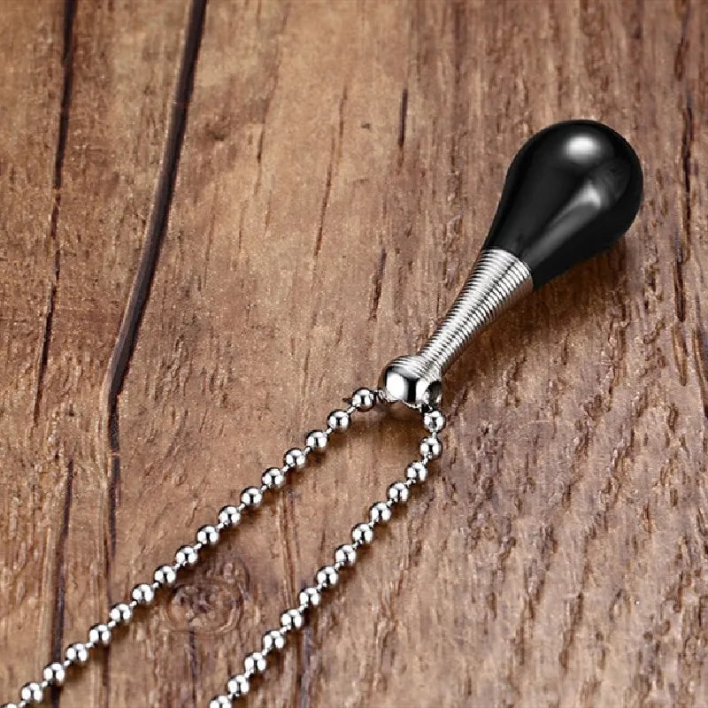 Personalized Perfume Bottle Pendant Titanium Steel