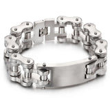 Men's Titanium Steel Motorcycle Bracelet
