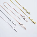 Customized Name String Earrings Long Tassel Hanging Letter Earrings Women Gift