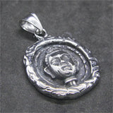 Buddha Pendant 316L Stainless Steel Buddhism Style Pendant
