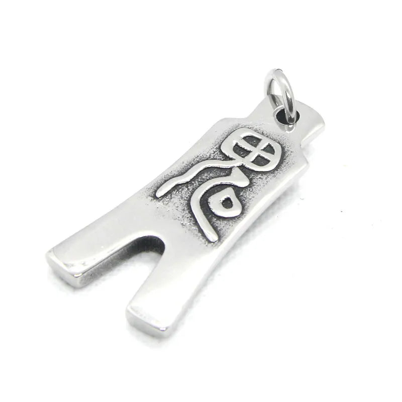 Ancient Bell Pendant Stainless Steel Jewelry Punk Bell Pendant