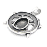 Double Axes Mask Pendant Stainless Steel Jewelry