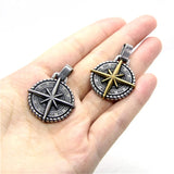 Compass Pendant 316L Stainless Steel Sailor Anchor Pendant