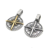 Compass Pendant 316L Stainless Steel Sailor Anchor Pendant