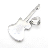 Rock Roll Style Guitar Pendant Stainless Steel Jewelry Punk Pendant