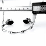 Skull Bracelet 316L Stainless Steel Golden Silver