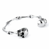 Skull Bracelet 316L Stainless Steel Golden Silver
