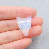 Opalite Wolf Head Pendant Bead 25x19x11mm