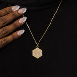 Surat Al-Fatiha Necklace Stainless Steel Muslim Pendant