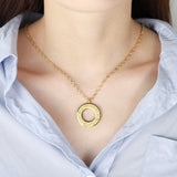 Islamic Calligraphy Pendant Necklace for Women