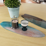 Surfboard Resin Tray Molds - 2Pcs Large Silicone Molds for DIY Ocean Waves Art
