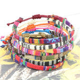 Surfer Beach Anklet for Women and Men, Boho Cotton Woven Anklet Bracelet