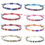 Surfer Beach Anklet for Women and Men, Boho Cotton Woven Anklet Bracelet
