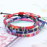 Surfer Beach Anklet for Women and Men, Boho Cotton Woven Anklet Bracelet