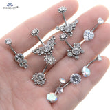 Surgical Steel Belly Button Rings Set