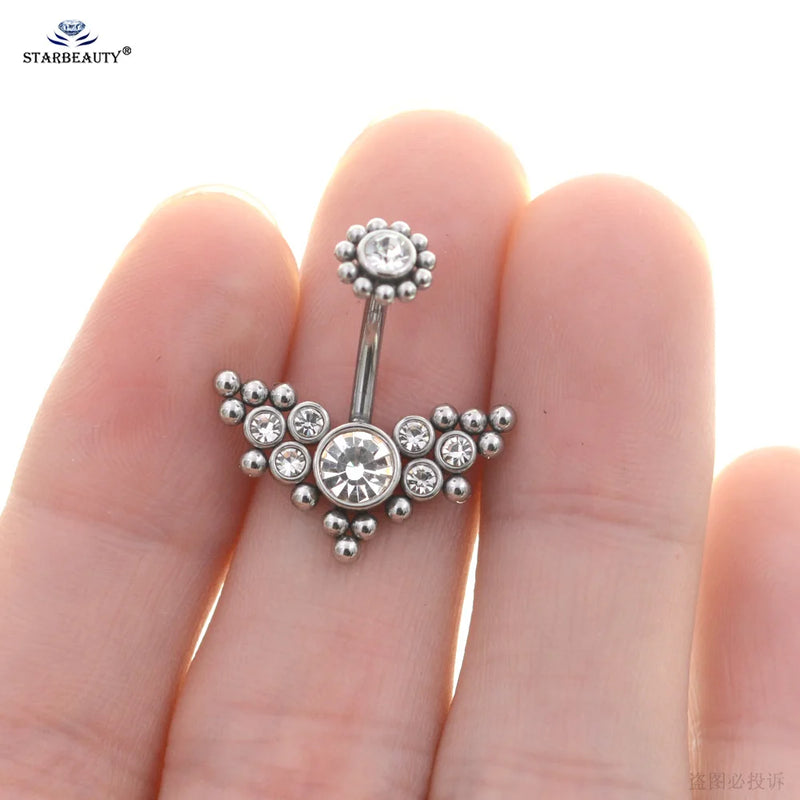 Surgical Steel Belly Button Rings Set