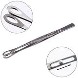Surgical Steel Needle Ball Clamp Plier Tweezers Piercing Tool