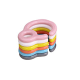 10pcs Plastic Baby Pacifier Hook Teething Ring Links For Stroller Toys
