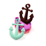 Sutoyuen 5pcs Anchor Silicone Beads Pendant Baby Teether BPA Necklace Charms