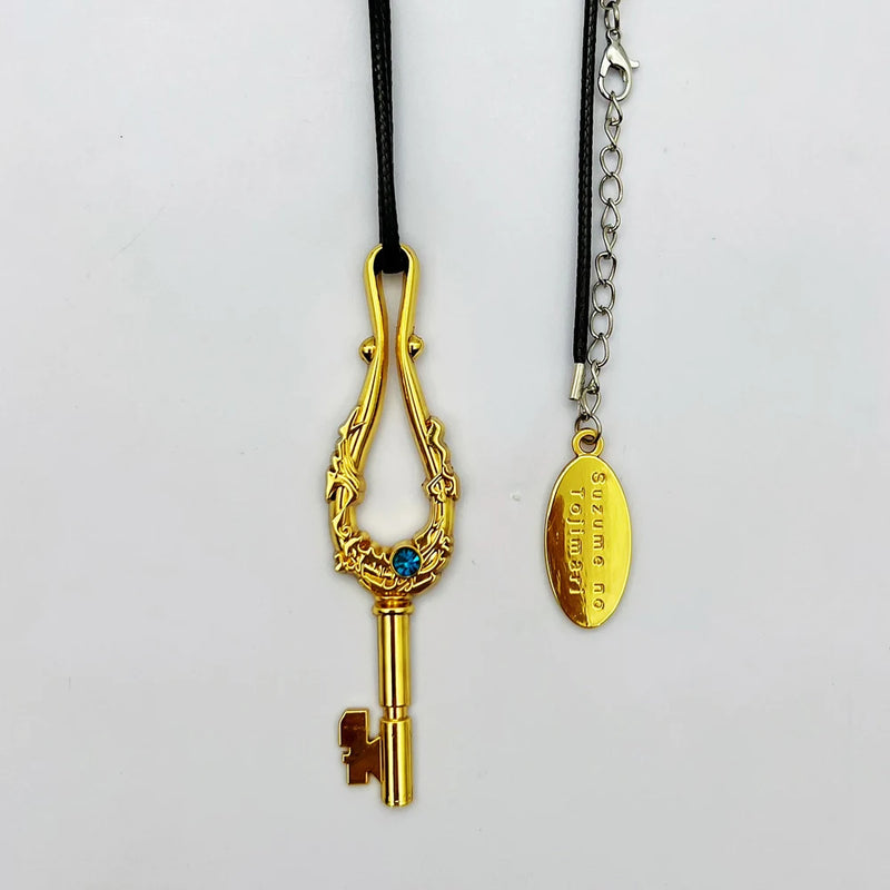 Suzume No Tojimari Necklace Cosplay Souta Keychain Pendant