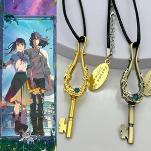 Suzume No Tojimari Necklace Cosplay Souta Keychain Pendant