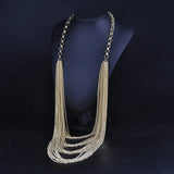 Vintage Multi-layer Beaded Long Necklace for Women