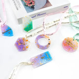 Sweater Necklace Hole Chain Resin Molds Jewelry Earrings Tool