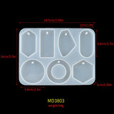 Sweater Necklace Hole Chain Resin Molds Jewelry Earrings Tool