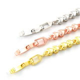 Girls Heart Chain Bracelet - Fashionable High Jewelry Heart Shape