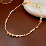 Baroque Freshwater Pearl Choker Necklace for Women