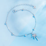 Sweet Beach Coconut Tree Bracelet 925 Sterling Silver Tree Bracelet For Women