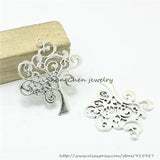 Sweet Bell 20 pcs Antique Alloy Lucky Tree Charms Pendant 3D471