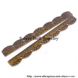 Sweet Bell 5pcs 12*125mm Alloy Pendant Charm DIY Jewelry