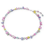 Crystal Zircon Heart Water Drop Choker Necklaces for Women