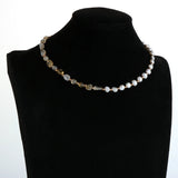 Sweet Choker Freshwater Pearls Choker BOHO Natural Stone Necklace