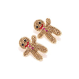 Christmas Gingerbread Man Earrings 2022