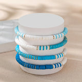 Soft Clay Surfing Bracelet for Women Crystal Jewelry