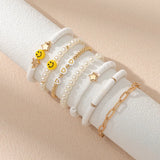 Soft Clay Surfing Bracelet for Women Crystal Jewelry